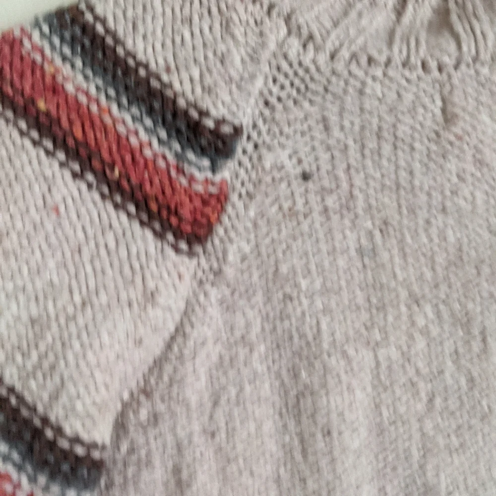 Lanosos chunky floral Turtleneck sweater size small - Picture 9 of 12